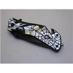 Snake Eye Tactical Spring Assist Knife 4.5 Inches Closed