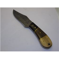 Wild Turkey Handmade Collection Damascus Steel Fix Blade Knife