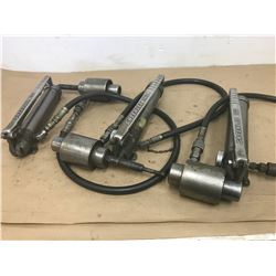 (3) GREENLEE 767 KNOCK OUT PUMP AND CYLINDER ONLY *NO DIES*