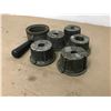 Image 1 : LOT MISCELLANEOUS HYDRAULIC HOSE CRIMP DIES AND HOLDER *NO MAKER MARK OR MODEL NUMBER VISIBLE*