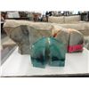 Image 1 : 3 Pairs of Brazilian Agate Crystal Bookends