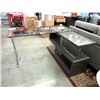 Image 2 : New Grey Lacquered Console with Swing Out Desk