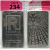 Image 1 : 10 Oz. Scottsdale Lion .999 Silver Bar