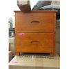 Image 1 : New 2 Drawer Wood Nightstand