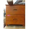 Image 1 : New 2 Drawer Wood Nightstand