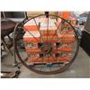 Image 1 : Vintage 4 Foot Diameter Metal Machinery Wheel