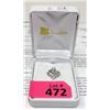 Image 2 : 10KT White Gold 8 Diamond Heart Pendant