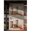 Image 1 : 2 New 4 Piece Glass Storage Jar Sets