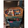 Image 1 : Tote & Box of DVD Movies & Music CDs