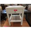 Image 1 : New White Bedside Table with Drawer