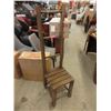 Image 1 : New 57" Tall Ladder Back Chair