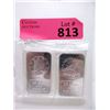 Image 1 : Two 10 Gram .999 Fine Silver USA  Art Bars