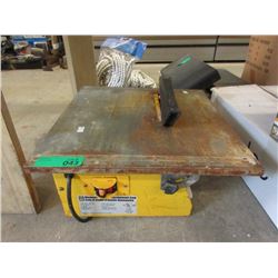 Electric Benchmount Tile Saw