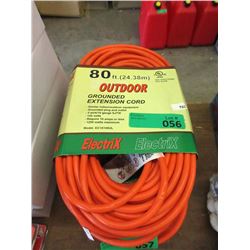 New 80 Foot Extension Cord