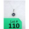 Image 1 : Ocean Blue Mystic Topaz & Diamond Pendant