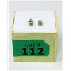 Image 2 : New Green Peridot & Diamond Earrings
