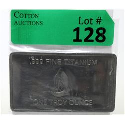 1 Oz. Australia Mint .999 Fine Titanium Bar