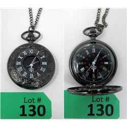 New Mans Roman Numeral Pocket Watch