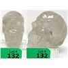 Image 1 : Large 3D Carved South American Clear Quartz Skull