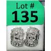 Image 1 : New Jesus Motif Crystal Studded Earrings