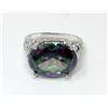 Image 1 : Huge Mystic Topaz Custom Made Ring
