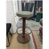 Image 1 : 30" Tall Industrial Metal Swivel Stool
