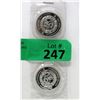 Image 1 : Two 1/2 Oz. First Majestic Mint .999 Silver Rounds