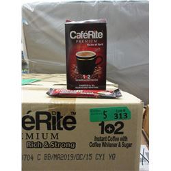 5 Cases of CaféRite 1 + 2 Instant Coffee Packets