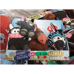 6 New Barnyard Buddies 4 Piece Stuffed Toy Sets