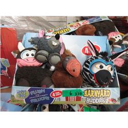 6 New Barnyard Buddies 4 Piece Stuffed Toy Sets