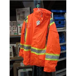 New Water Repellant Safety Jacket  - Size 3XL