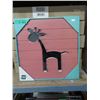 Image 1 : 6 New Mirrored Wall Decor - Giraffe