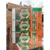 Image 1 : 3 Flats of Perrier L'Orange Natural Mineral Water