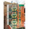 Image 1 : 3 Flats of Perrier L'Orange Natural Mineral Water