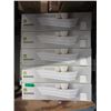 Image 1 : 5 New 16" Madison Wall Shelves - White