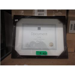 10 New 11" x 14" Document Frames