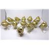 Image 1 : 24 New Frey Gold Bird Figurines -Weather Resistant