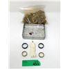 Image 1 : Bone Eagle Pendant, 4 Rings, Gemstones & more