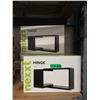 Image 1 : 5 New Hinge Wall Shelves with Black Finish