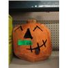 Image 1 : Carved Wood Jack-O-Lantern - 12" x 12"