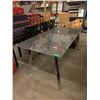 Image 1 : New Grey Tempered Glass Dining Table