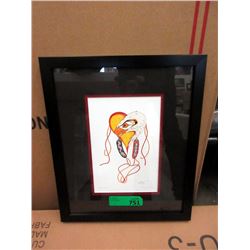 Richard Shorty Framed Print - Eagle Heart