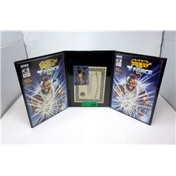 Autographed Mr. T Comic and Card Set