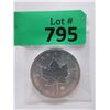 Image 1 : 1 Oz. Fine Silver 2019 Canadian $5 Maple Leaf Coin