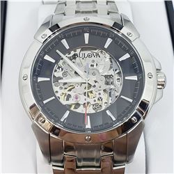 STAINLESS STEEL BULOVA WATCH
