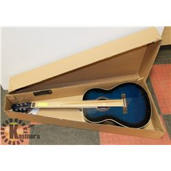 NEW QUILTED BLUEBURST JAY TURSER GUITAR