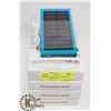 Image 1 : LOT OF 4 NEW SOLAR CHARGER BANKS SLIM METAL