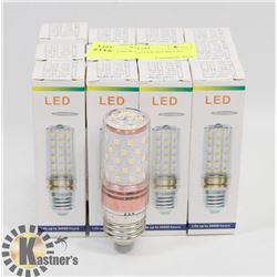 LOT OF 12 NEW LED LIGHT BULBS - 3000K