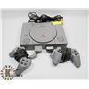 Image 1 : ORIGINAL PLAYSTATION WITH CORDS, TWO CONTROLLERS &