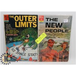 2 OUTER SPACE 1960'S DELL COMICS